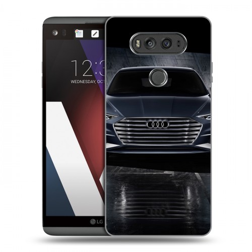 Дизайнерский пластиковый чехол для LG V20 Audi