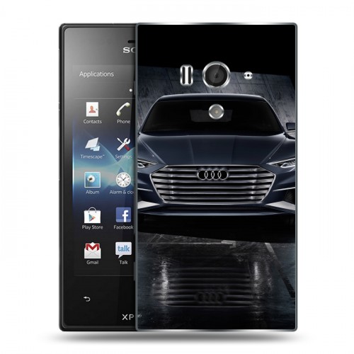 Дизайнерский пластиковый чехол для Sony Xperia acro S Audi