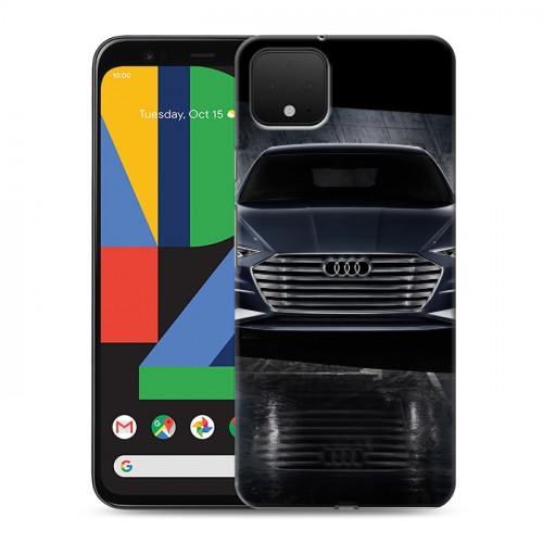 Дизайнерский пластиковый чехол для Google Pixel 4 Audi