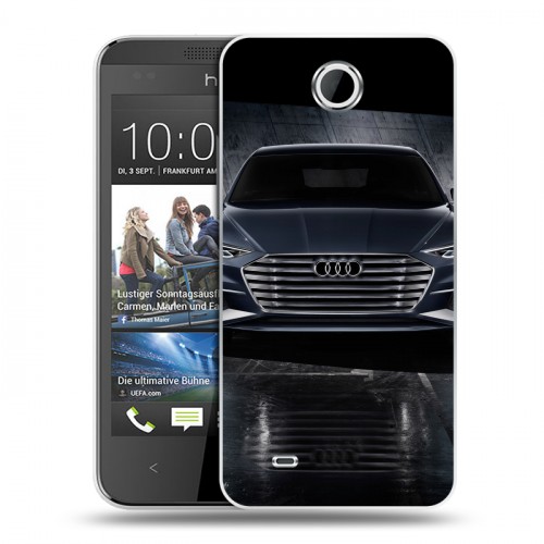 Дизайнерский пластиковый чехол для HTC Desire 300 Audi