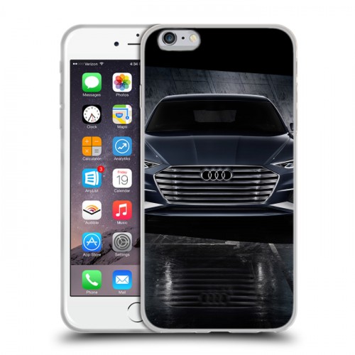 Дизайнерский силиконовый чехол для Iphone 6 Plus/6s Plus Audi