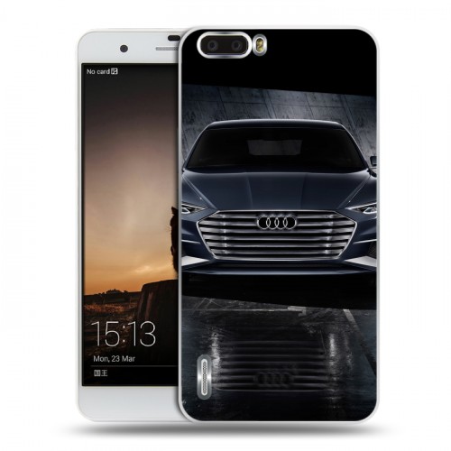 Дизайнерский пластиковый чехол для Huawei Honor 6 Plus Audi