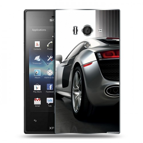 Дизайнерский пластиковый чехол для Sony Xperia acro S Audi