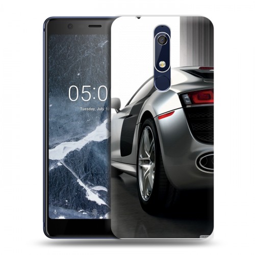 Дизайнерский пластиковый чехол для Nokia 5.1 Audi