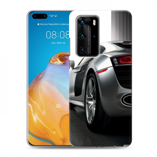 Дизайнерский пластиковый чехол для Huawei P40 Pro Audi