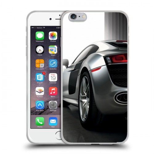 Дизайнерский силиконовый чехол для Iphone 6 Plus/6s Plus Audi