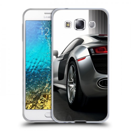 Дизайнерский пластиковый чехол для Samsung Galaxy E5 Audi