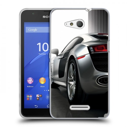 Дизайнерский пластиковый чехол для Sony Xperia E4g Audi