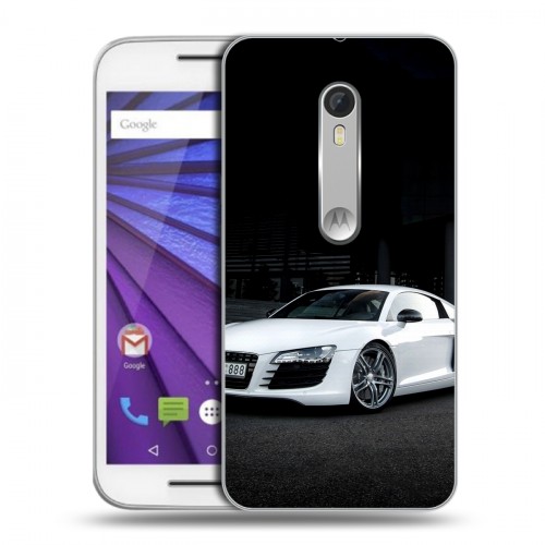 Дизайнерский пластиковый чехол для Lenovo Moto G Audi