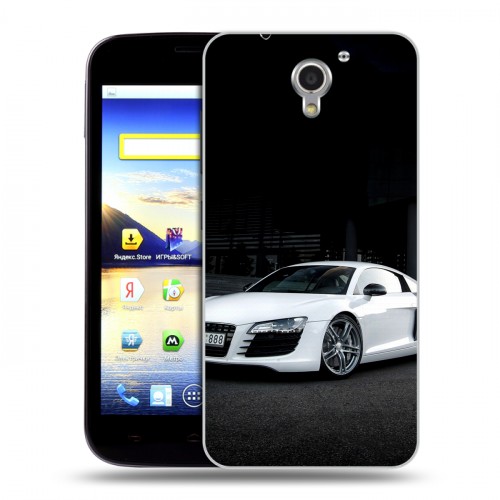 Дизайнерский пластиковый чехол для ZTE Blade A510 Audi