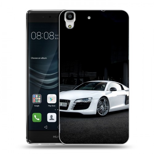 Дизайнерский пластиковый чехол для Huawei Y6II Audi