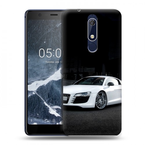 Дизайнерский пластиковый чехол для Nokia 5.1 Audi