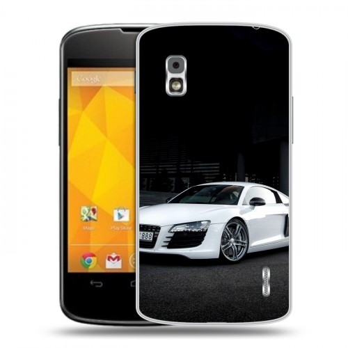 Дизайнерский пластиковый чехол для LG Google Nexus 4 Audi