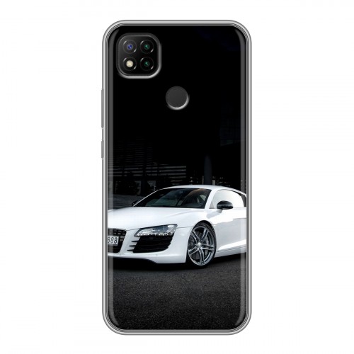 Дизайнерский силиконовый чехол для Xiaomi RedMi 9C Audi