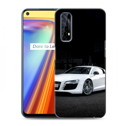 Дизайнерский силиконовый с усиленными углами чехол для Realme 7 Audi