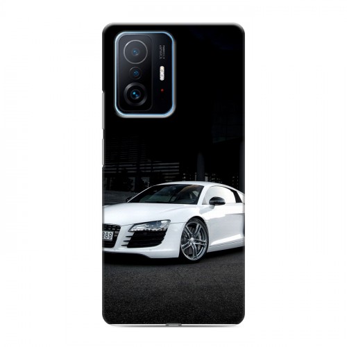 Дизайнерский силиконовый с усиленными углами чехол для Xiaomi 11T Audi