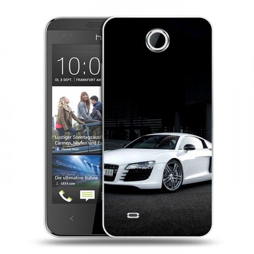 Дизайнерский пластиковый чехол для HTC Desire 300 Audi