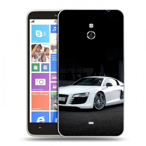 Дизайнерский пластиковый чехол для Nokia Lumia 1320 Audi