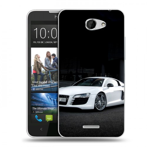 Дизайнерский пластиковый чехол для HTC Desire 516 Audi