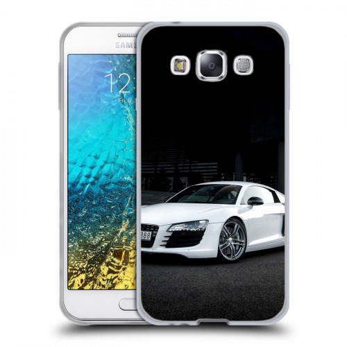 Дизайнерский пластиковый чехол для Samsung Galaxy E5 Audi