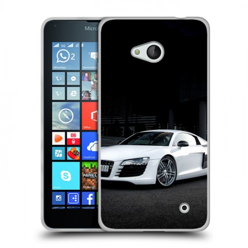 Дизайнерский пластиковый чехол для Microsoft Lumia 640 Audi