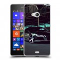 Дизайнерский пластиковый чехол для Microsoft Lumia 540 Audi