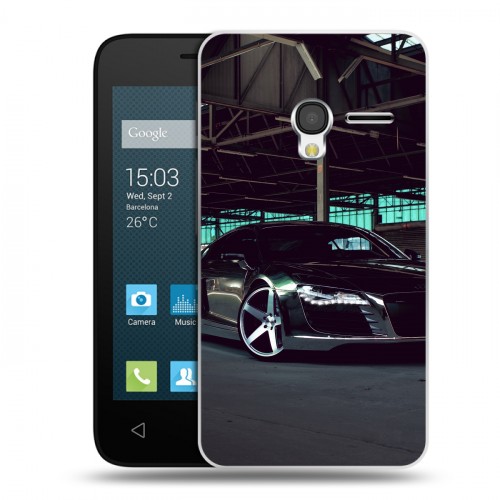 Дизайнерский пластиковый чехол для Alcatel One Touch Pixi 3 (4.0) Audi