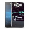 Дизайнерский пластиковый чехол для Microsoft Lumia 950 Audi