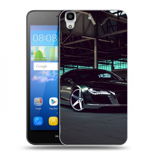 Дизайнерский пластиковый чехол для Huawei Y6 Audi