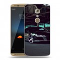 Дизайнерский пластиковый чехол для ZTE Axon 7 Audi