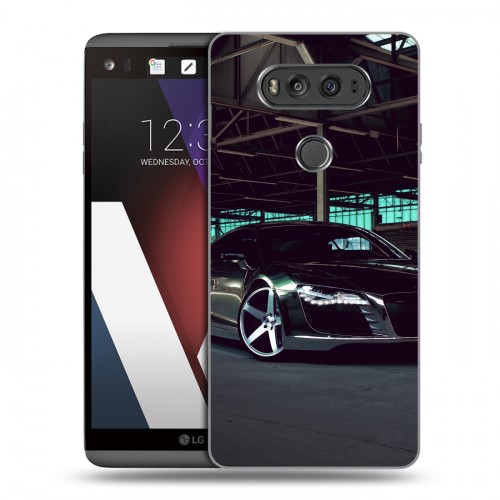 Дизайнерский пластиковый чехол для LG V20 Audi