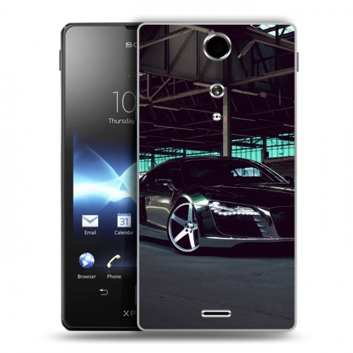 Дизайнерский пластиковый чехол для Sony Xperia TX Audi