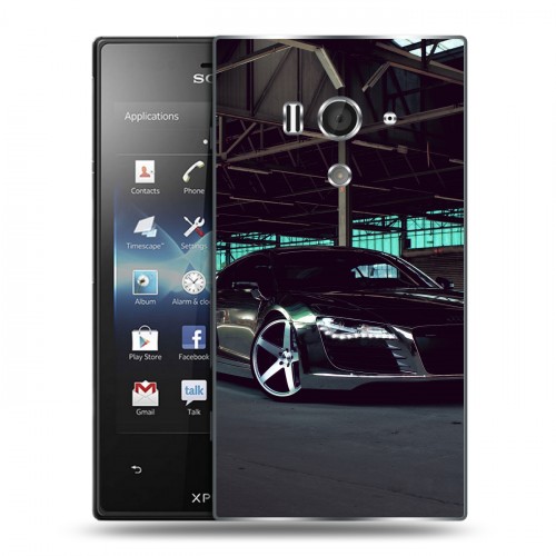 Дизайнерский пластиковый чехол для Sony Xperia acro S Audi