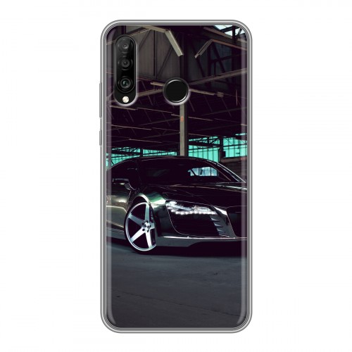 Дизайнерский силиконовый чехол для Huawei P30 Lite Audi