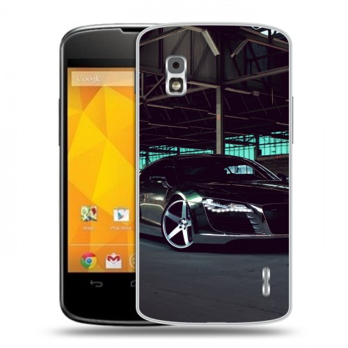 Дизайнерский пластиковый чехол для LG Google Nexus 4 Audi