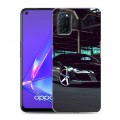 Дизайнерский пластиковый чехол для OPPO A52 Audi