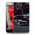 Дизайнерский пластиковый чехол для LG Optimus G Audi