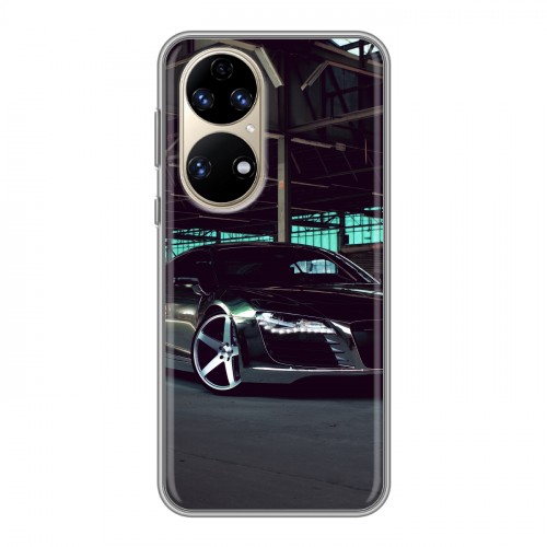 Дизайнерский силиконовый чехол для Huawei P50 Pro Audi