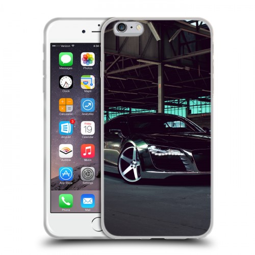 Дизайнерский силиконовый чехол для Iphone 6 Plus/6s Plus Audi