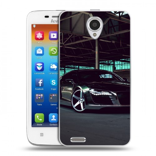 Дизайнерский пластиковый чехол для Lenovo S650 Ideaphone Audi