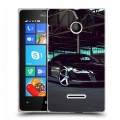 Дизайнерский пластиковый чехол для Microsoft Lumia 435 Audi