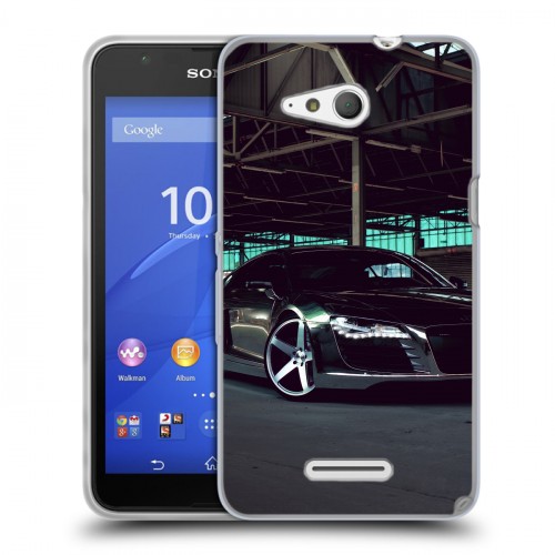 Дизайнерский пластиковый чехол для Sony Xperia E4g Audi