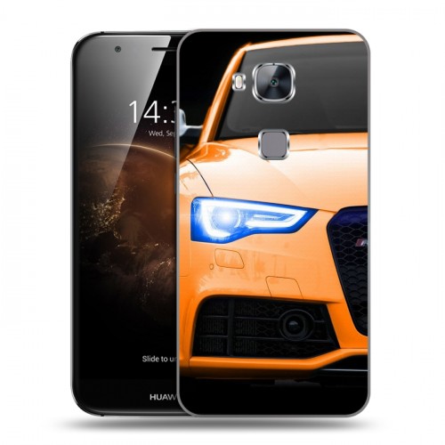 Дизайнерский пластиковый чехол для Huawei G8 Audi