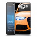 Дизайнерский пластиковый чехол для Microsoft Lumia 950 Audi