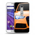 Дизайнерский пластиковый чехол для Lenovo Moto G Audi