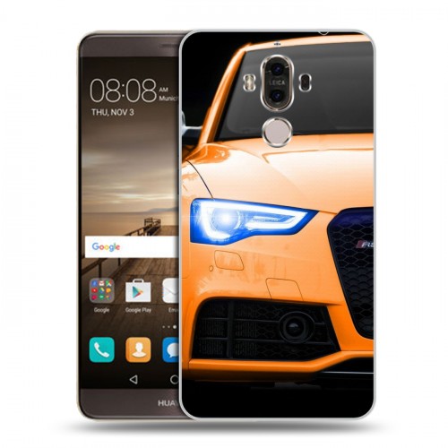 Дизайнерский пластиковый чехол для Huawei Mate 9 Audi