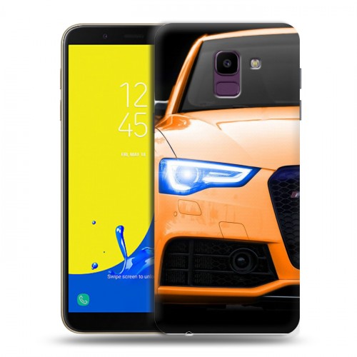 Дизайнерский пластиковый чехол для Samsung Galaxy J6 Audi