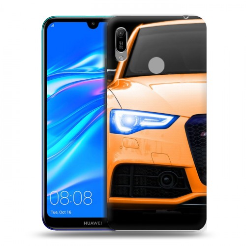 Дизайнерский пластиковый чехол для Huawei Y6 (2019) Audi