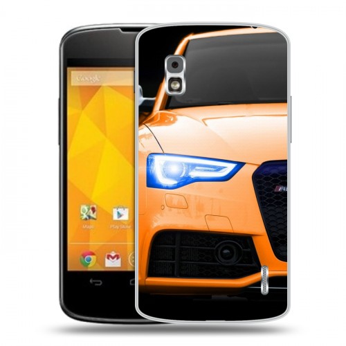 Дизайнерский пластиковый чехол для LG Google Nexus 4 Audi