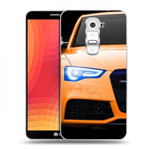 Дизайнерский пластиковый чехол для LG Optimus G2 Audi